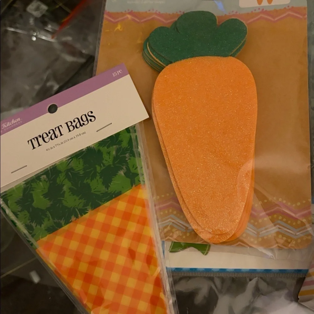 Easter celebration paper-good set in canvas reusable bag. 174 pc set NWT